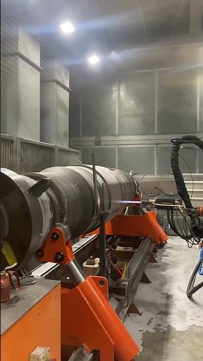 HVOF Thermal Spraying a HUGE 10 TONNE Shaft
