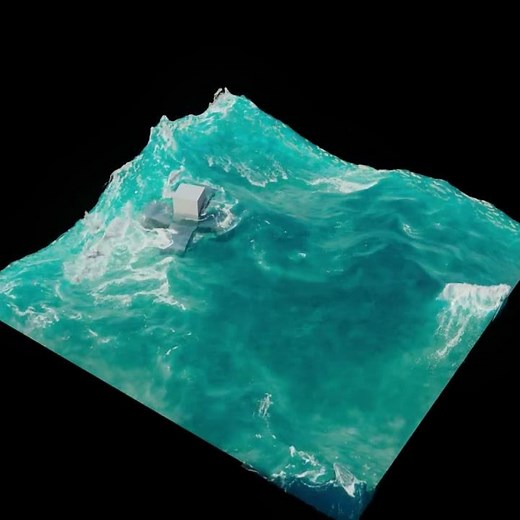 Water Splash - Maya Bifrost