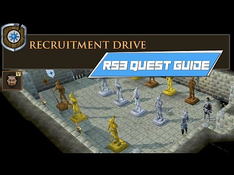 [RS3] Recruitment Drive - COMPLETE RUNESCAPE 3 QUEST GUIDE