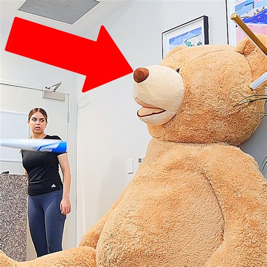 172K views · 2.3K reactions | Giant Teddy Bear Prank on Girlfriend! #prank | Slaiman and Kate | Facebook