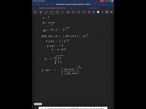 Engineering Economics: Depreciation Methods (Declining Balance and Double Declining Balance)