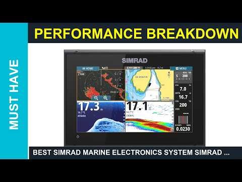 Best Simrad marine electronics system Simrad GO Chartplotter and Fish Finder with
