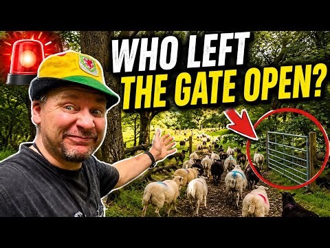 🛑One Open Gate… Total sheep Chaos!🛑