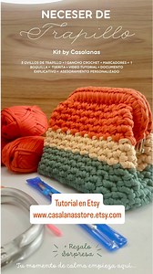 29 reactions · 9 comments | Pide tu Pack al +51 982071944 Y teje este neceser súper fácil y rápido El pack incluye: Video tutorial paso a paso 300 gramos de trapillo 1 boquilla 1 crochet Marcador de tejido Tijeritas Aguja lanera Un regalito Asesoría personalizada Si solo quieres el video tutorial descárgalo en mis tiendas virtuales: Para Perú : casalanas.tiendada.com Otros países: www.casalanasstore.etsy.com | Casalanas | Facebook