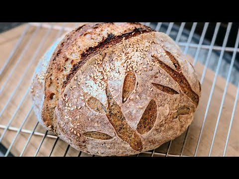 Easy Sourdough Bread Recipe from Starter - Step-by-Step Guide