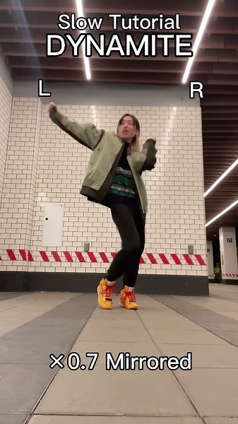 【Mirrored Slow Tutorial】BTS"DYNAMITE" #bts #btsarmy #dynamite #btsshorts