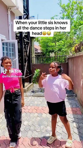 It’s the “ I was born to dance” for me😂😂😂😂 how far little sis? Relax and learn how to dance oooo😂😂😂😂😂😂😂😂😂😂 Oya rate my kid sis and I on a scale of 1/10. #tutorialvideos