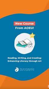 You’ve been asked to “support literacy” as an art teacher…But no one told you HOW. This course gives you real strategies designed for the art room. And yes, it still feels like art! Learn more about the "Reading, Writing, and Creating: Enhancing Literacy Through Art" course: https://artofed.info/3G7dBTV | The Art of Education