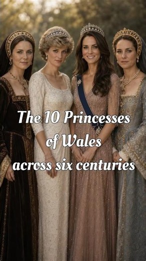 All 10 Princesses of Wales across six centuries #historicalfacts #diana