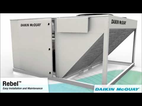 18 EER Rooftop Air conditioner - Daikin McQuay Heat pump Air conditioning