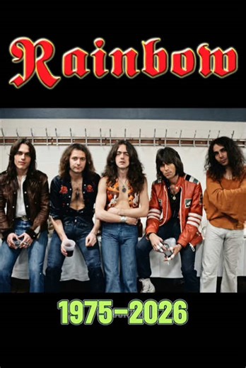 Rainbow Band Evolution Then & Now🌈#rainbow #thenandnow #rockband #usa
