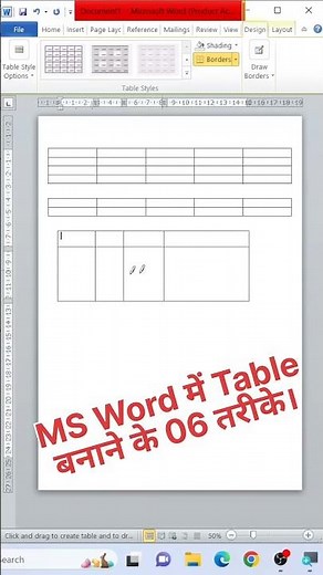 6 Easy Ways to Insert Table in MS Word | Quick Tips