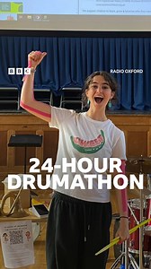 14K views · 66 reactions | She rocks! Drumming non-stop for 24 hours in Oxford, and raising more than £6K for charity Save the Children UK, Aev is a legend! 論 ▶️ Read more ⤵️ https://www.bbc.co.uk/news/articles/cn4vz694yzpo | BBC Oxfordshire | Facebook