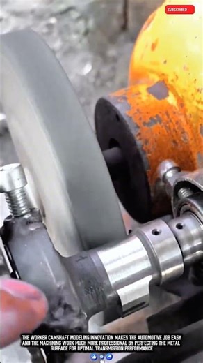 Worker Camshaft Modeling Innovation Makes Precision Job Easy Work