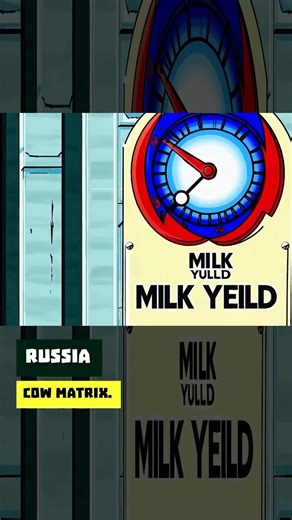 Russia. Cow Matrix.