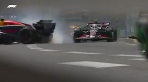 2024 Monaco Grand Prix: See the Lap 1 crash up close through the Monaco barriers