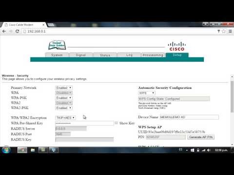 Cambiar Contraseña a Modem Cisco DPC2420 Megacable