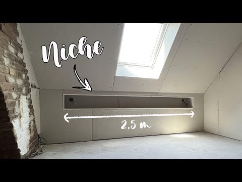 Je CREE une NICHE de 2,5 m de longueur + CONTOUR de FENÊTRE [ep27]