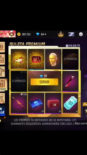 Probando suerte con el ala delta de FreeFire #FreeFire #freefireshorts #garenafreefire #skinsgratis