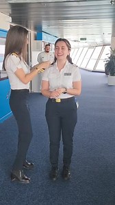 2.3M views · 10K reactions | “Success is not the key to happiness. Happiness is the key to success.” Congratulations Irem!!! Wishing you fair winds, following seas, and wide open horizons with your promotion to 1st Officer! #GoBeyond #celebritybeyond #cruise #ship #officer #ifyoucanseaityoucanbeit | Captainkatemccue | Facebook