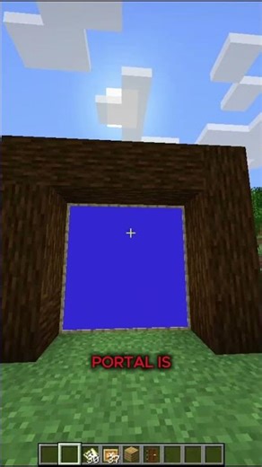 This MINECRAFT Portal Traps You Forever 💀🤯#viral #shorts