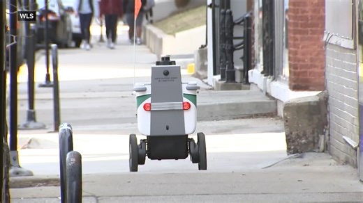 Delivery robots slam into Chicago bus shelters, cause damage