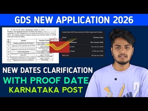Karnataka GDS Application Date Extended | Post office GDS 2026 New Jobs | 28,740 Total India Post