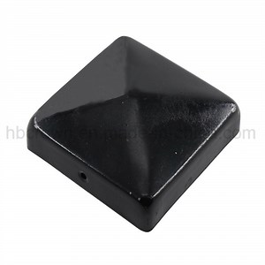 [Hot Item] Outdoor Fence Railing Powder Coated Square Post Cap Ball Top