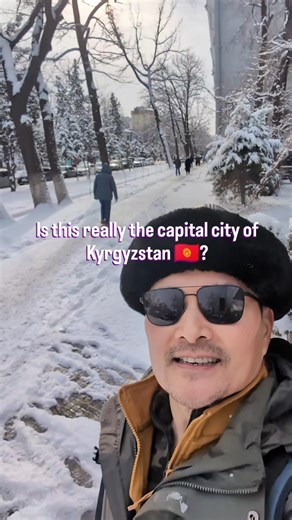 Is this the capital of Kyrgyzstan? #travel #bishkek #winter #exploreasia #kyrgyzstan