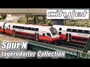 JC 60300,60200 Doppelstockwagen der ÖBB „Cityjet” Modellbahn Spur N/N scale /Nゲージ