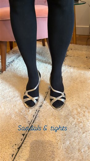 #feet #sandals #tights | John Nan