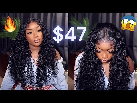 GIRL SHE'S $47 🔥🤯 AMAZON PRIME WIG INSTALL | SENSATIONNEL HUMAN HAIR BLEND BUTTA LACE BOHEMIAN
