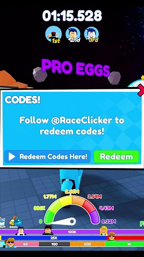Race Clicker NEW CODE! 😎