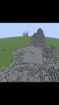 Minecraft Snowy Mountain Speed Build #minecraft #minecraftshorts #minecraftbuild #speedbuild