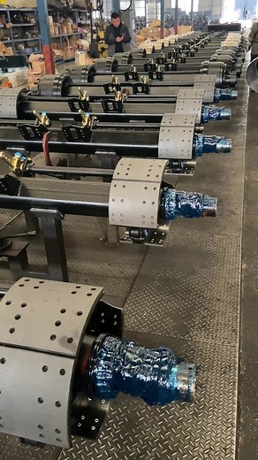 High-Quality American-Style 16T Trailer Axles Manufacturing