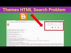 Blogger Edit Html Search Select Problem || Themes Edit Html New Update Search Problems || 2021