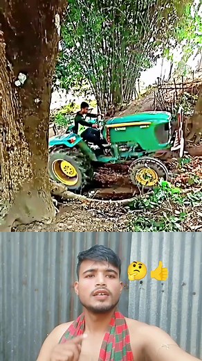 john deere tractor stunt over loading tractor trolley 🔥😤 #tractor #overloading | Al Amin Islam