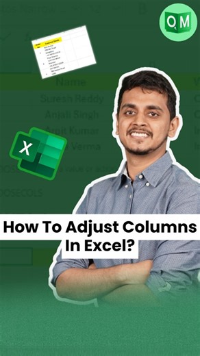Office Master on Instagram: "Tired of manually adjusting Excel columns? 🙄 Watch this quick hack and do it in seconds using VBA! ⚡ I showed this to a friend, and her reaction? 🤯 Comment “Auto” if you want more Excel hacks like this, and follow @officemaster.in now! 📊💡 #ExcelTips #VBAHacks #ProductivityHack #OfficeMaster #ExcelShortcut #SpreadsheetSkills #WorkSmart #ExcelMagic #LearnVBA #OfficeLife #TechTips"