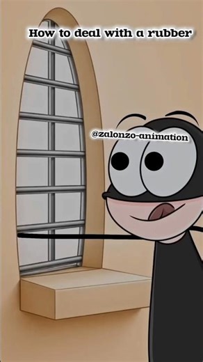 Robber Came to My House… Big Mistake 😂 #shorts #animation #funny #cartoon