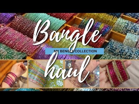 My bangle haul🤍🦢✨