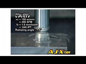 AJX High Feed Milling Cutters from Mitsubishi Materials