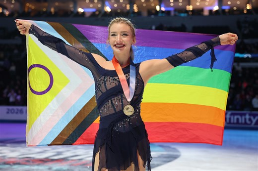 US figure skater Amber Glenn speaks out for LGBTQ community at Olympics