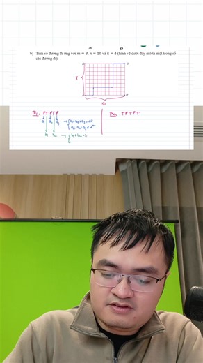 Bài toán "Con kiến di chuyển trên đường lưới ô vuông có đổi hướng" trong đề thi HSG tỉnh Đồng Nai - bảng B. Thầy Đức đã dạy 2K8 trong khoá Tổ Hợp Xác Suất, các em tham khảo cách tư duy làm bài nhé. | Học Toán Thầy Đỗ Văn Đức
