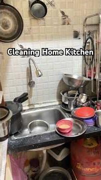 Cleaning kitchen | Home kitchen | Cleaning #vlog #shortsfeed #shorts #cleaning #kitchencleaning
