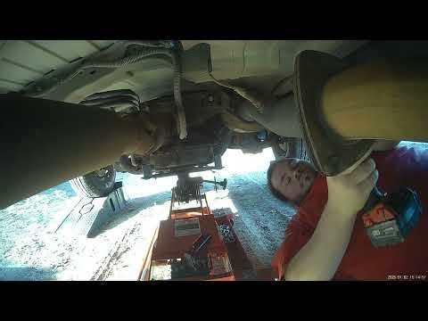 Removing and repairing exhaust on 1999 Astro van