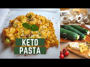 Keto Pasta : Zucchini Pasta Recipe | Ultimate Low Carb Keto Pasta Recipe (Gluten Free)