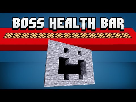 Boss Health Bar System • Minecraft Redstone Creation