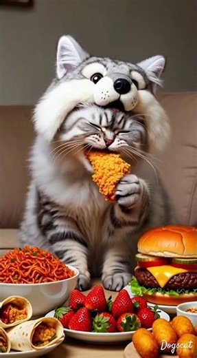 Kitten Mukbang ASMR 🐱🍽️子猫の食べる姿が可愛すぎASMR छोटी बिल्ली का क्यूट ईटिंग शो 😻#shorts #viral