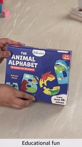 Skillmatics Animal Alphabet Puzzle - 52 Piece Jigsaw Puzzle for Toddlers, Preschoolers, Educational Toy for Learning ABCs and Letters, Gifts for Boys & Girls Ages 3, 4, 5, 6