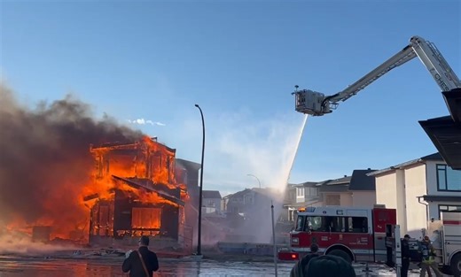 Investigation underway into blaze in Conrich